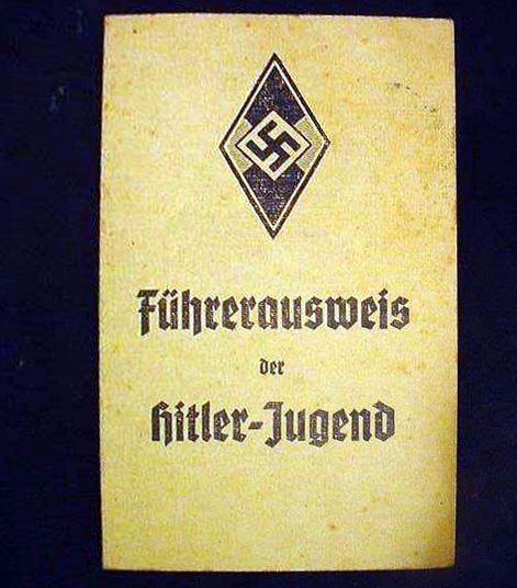 Hitler Youth ID Card