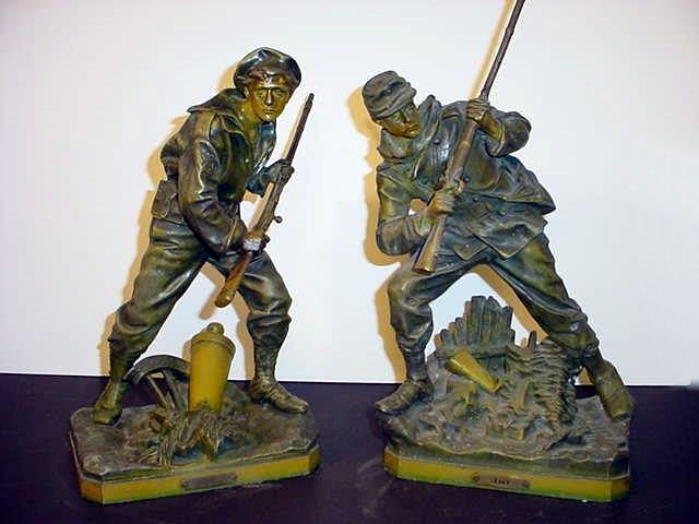 Soldier Sailor Statues