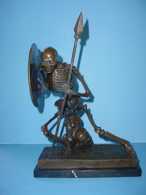 Bronze Skeleton Warrior