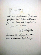 Book Signed by Wchtler