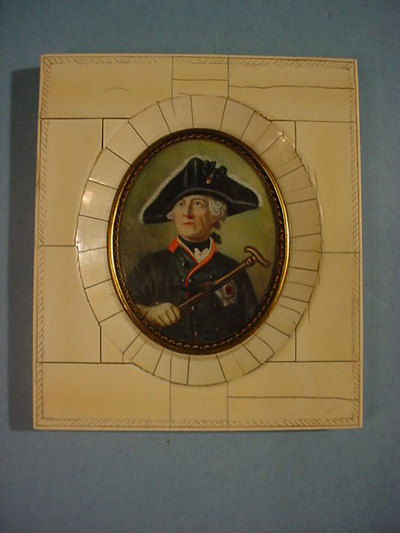 Miniature on Invory of Frederick the Great
