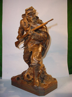 Croisy Bronze of French Soldier