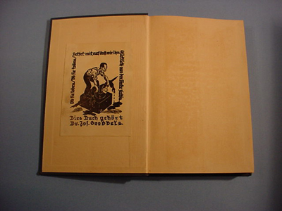 Book owned by Goebbels