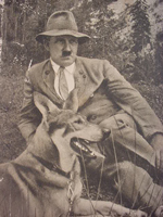 Hitler in Beaverskin Hat Portrait