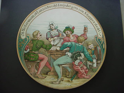 Mettlach Plate