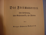 Freemason Book