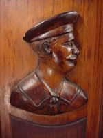 Carved Wooden Plaque