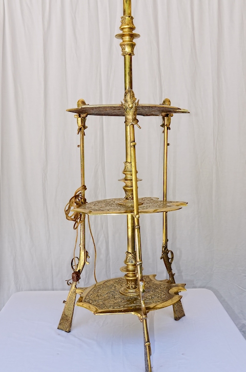Brass Armor Lamp