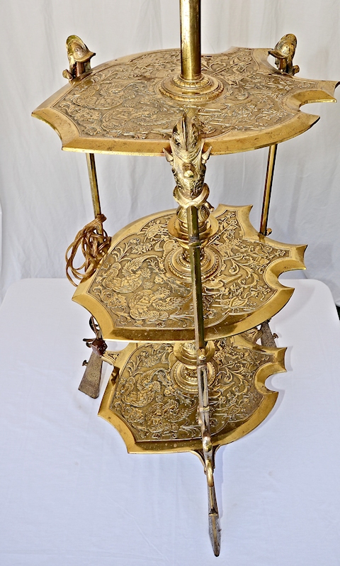 Brass Armor Lamp