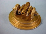 Miniature bronze cannon
