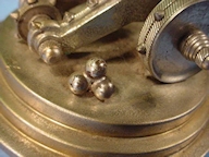 Miniature bronze cannon