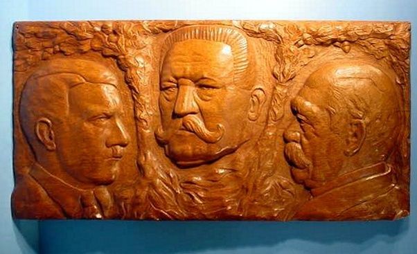 Carving of German Greats