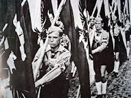 Hitler Youth Podium Banner