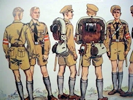Hitler Youth Podium Banner