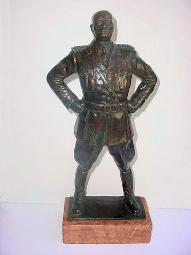 Bronze Statue Mussolini