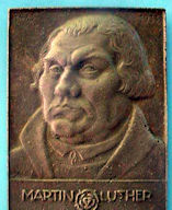Metal Placard Martin Luther