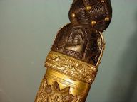 Scottish Dirk and Brooch