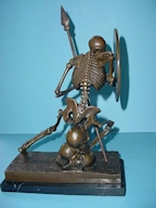 Bronze Skeleton Warrior