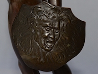 Warrior with Shield Statue