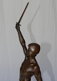 Warrior with Shield Statue