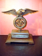 Wooden Eagle and Swastika