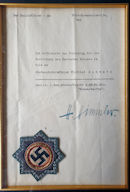 Document Signed by Himmler