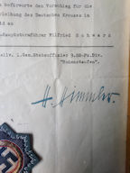 Document Signed by Himmler