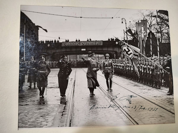 Hitler Signature on Photograph