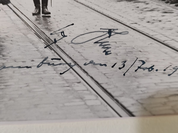 Hitler Signature on Photograph