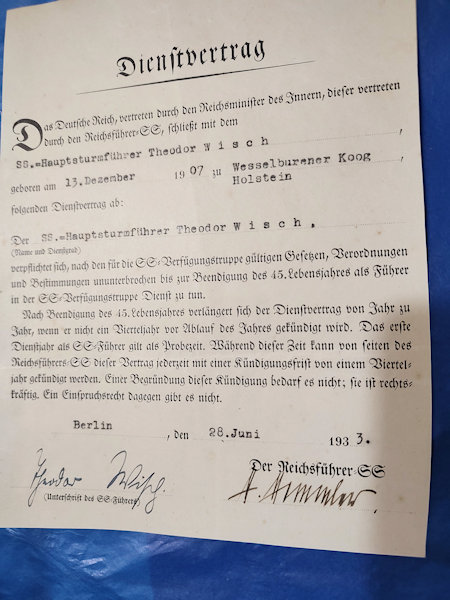 Document Signed by Himmler