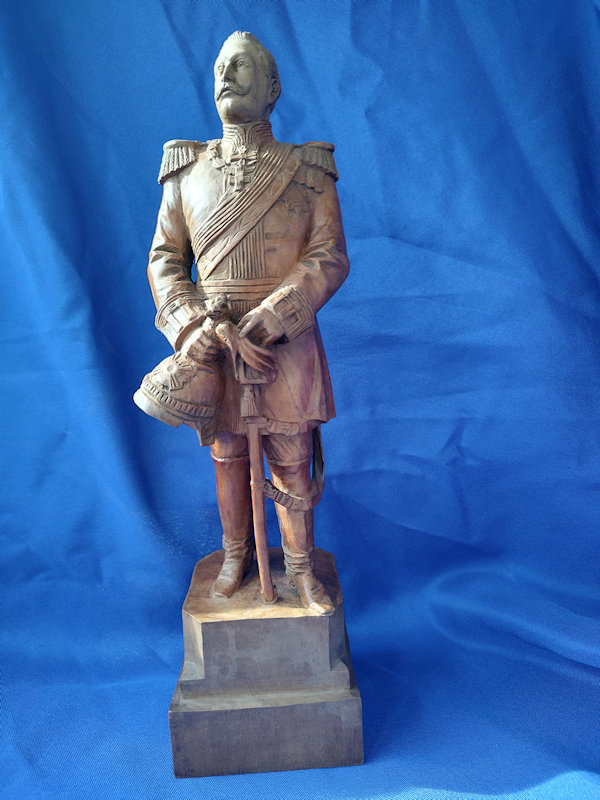 Kaiser Wilhelm Wooden Statue