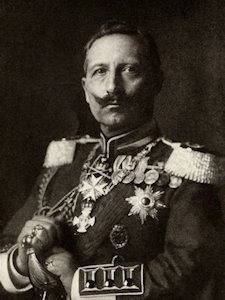 Kaiser Wilhelm Wooden Statue