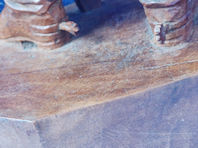 Kaiser Wilhelm Wooden Statue