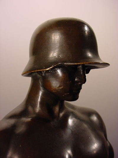 Bronze German Soldier Statue