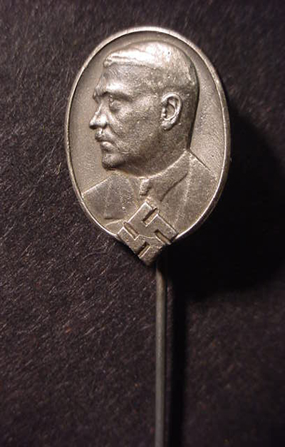 Hitler Silver Stickpin