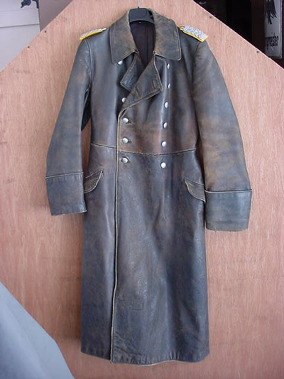German Officer's Leather Great Coat