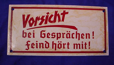 Vorsicht Sign